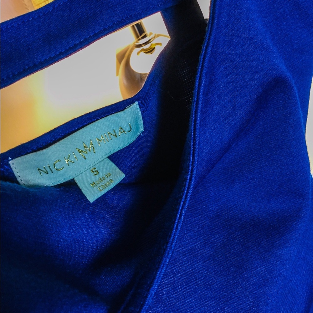 Nicki Minaj, Blue HOT Mini Dress - Picture 6 of 6
